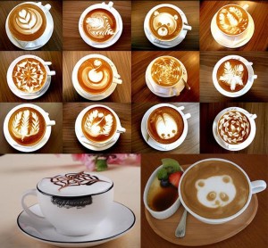 Free-Shipping-16pcs-set-DIY-Creative-Coffee-Barista-Template-Strew-Pad-Duster-Spray-Latte-Art-Cooking